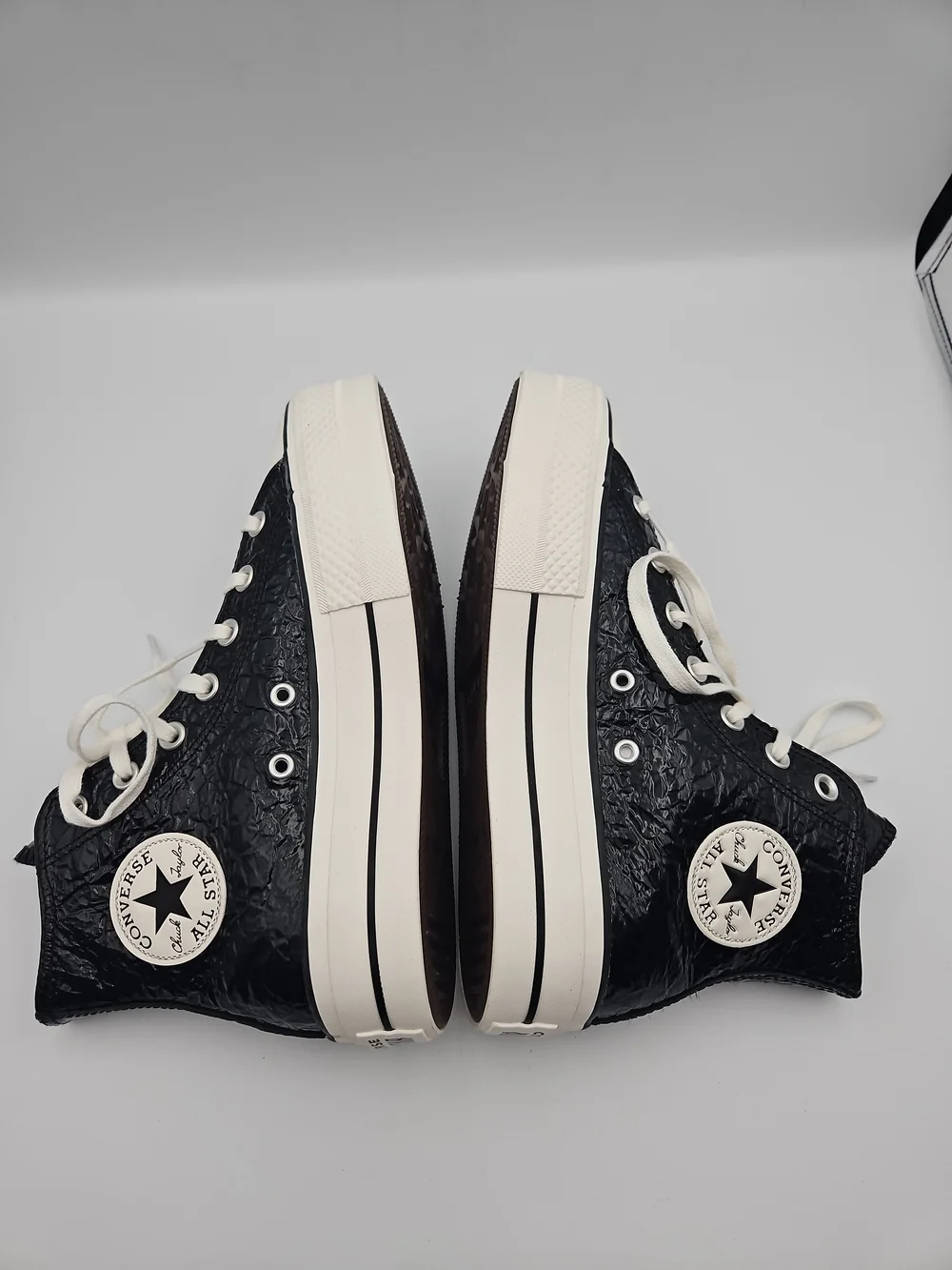 Converse Black High-Top Platform Sneakers